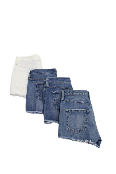 Amo Women's Five Pockets Medium Wash Button Closure Cut-Off Short Size 28 Lot 4