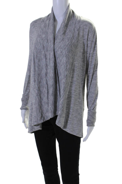 Athleta Women's Long Sleeves Open Front Cardigan Sweater Gray Size XXS