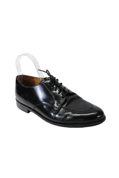 Cole Haan Mens Black Leather Lace Up Oxford Dress Shoes Size 11D