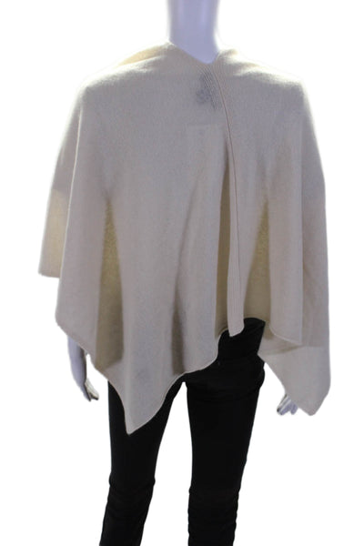 Claudia Nichole Womens Cashmere Pullover Cowl Neck Scarf Cream OS