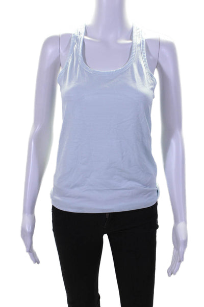 Lululemon Womens Racer Back Pullover Sleeveless Tank Top Ice Blue Size 8