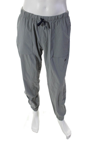 Fabletics Men's Drawstring Waist Tapered Leg Pockets Jogger Pants Gray Size L