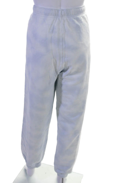 TNA Womens Cozy Light Blue Tie Dye Pull On Cuff Ankle Sweatpants Size M