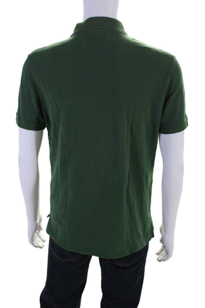 Lacoste Men's Collared Short Sleeves Basic Polo Shirt Forrest Green Size 5