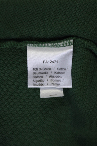 Lacoste Men's Collared Short Sleeves Basic Polo Shirt Forrest Green Size 5