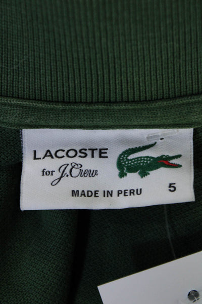 Lacoste Men's Collared Short Sleeves Basic Polo Shirt Forrest Green Size 5