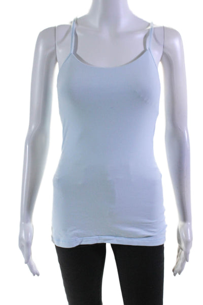 Lululemon Womens Stretch Round Neck Pullover Activewear  Top Blue Size S