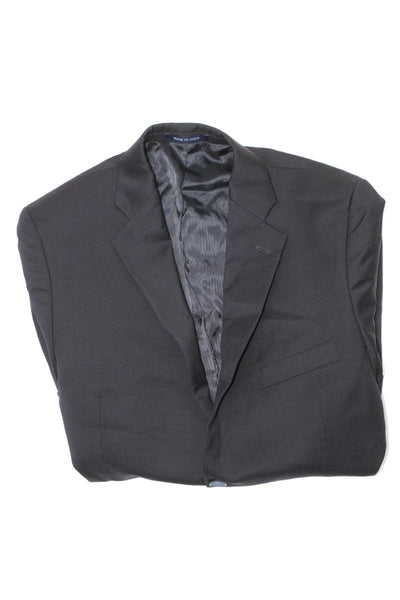 Michael Kors Boys Two Button Notched Lapel Blazer Jacket Navy Blue Wool Size 18R