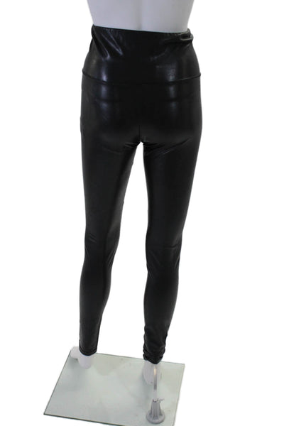 Wilfred Free Women's High Waist Full Length Faux Leather Leggings Black Size S