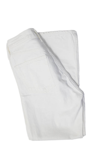 Citizens of Humanity Womens High Rise Slim Straight Jeans White Size 23