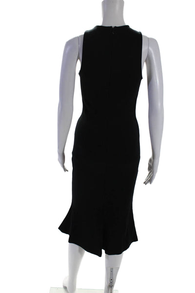 L'agence Womens Pullover Sleeveless Scoop Neck Long Dress Black Size XS