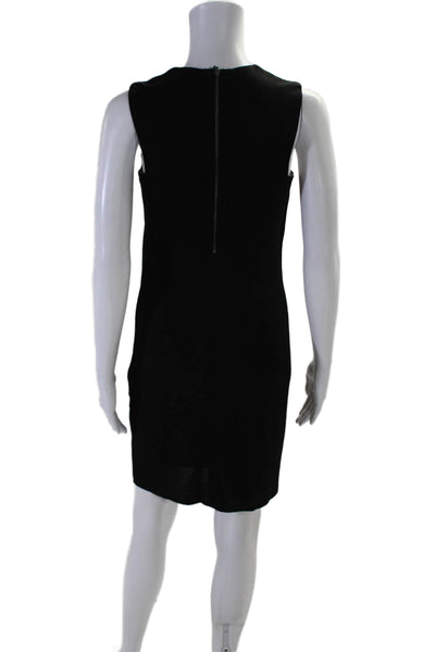 Helmut Lang Womens Sleeveless Twist Knot Body Con Dress Black Size Petite