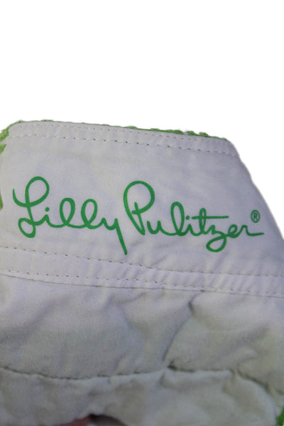 Lilly Pulitzer Womens Cotton Eyelet Lined Short Welsh Shorts Lime Green Size 2