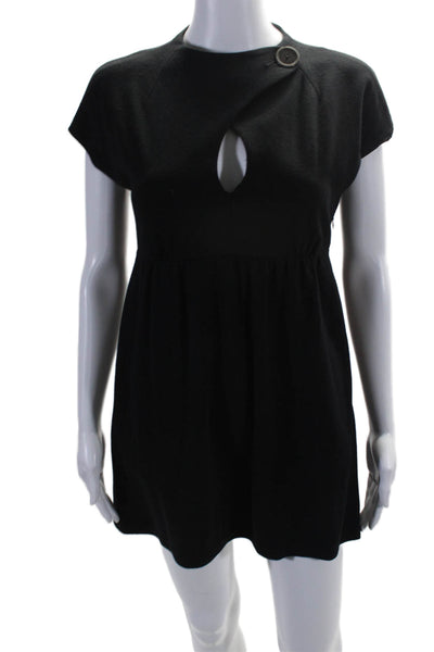 Cynthia Cynthia Steffe Womens Keyhole Front Mini Empire Waist Dress Black Size S