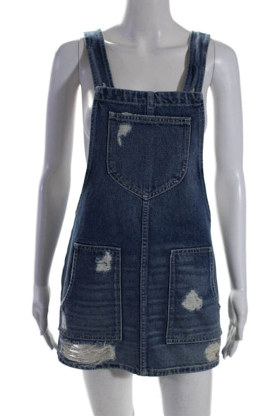 Tularosa Sophia Denim Overall Dress in discount Santiago