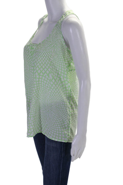 Cynthia Cynthia Steffe Womens Abstract Print Sleeveless Tank Top Green Small