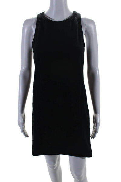 Sundays Womens Cotton Sleeveless Unlined Knee Length Tank Dress Black Size 0