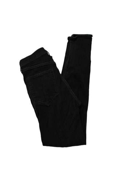 Rag & Bone Womens Denim Five Pocket Mid-Rise Skinny Jeans Black Size 24