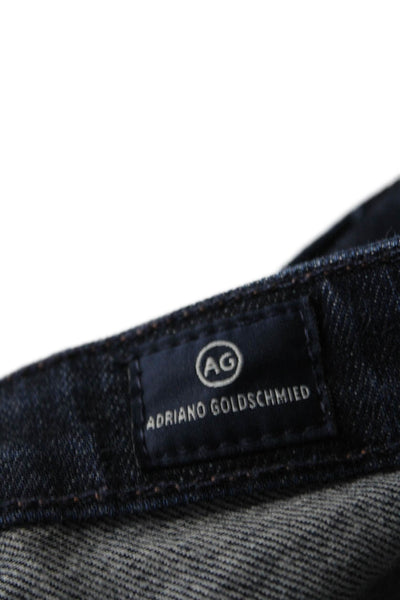 AG Adriano Goldschmied Womens Cotton Blend Denim Skinny Jeans Navy Size 24