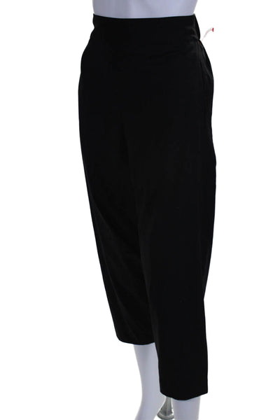 Arts & Sciences Womens Pull On High Rise Cropped Pants Black Size Medium