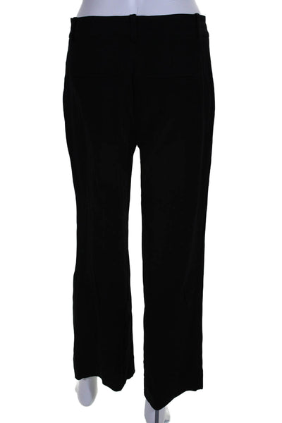 A.L.C. Womens High Rise Pleated Front Straight Leg Dress Pants Black Size 6