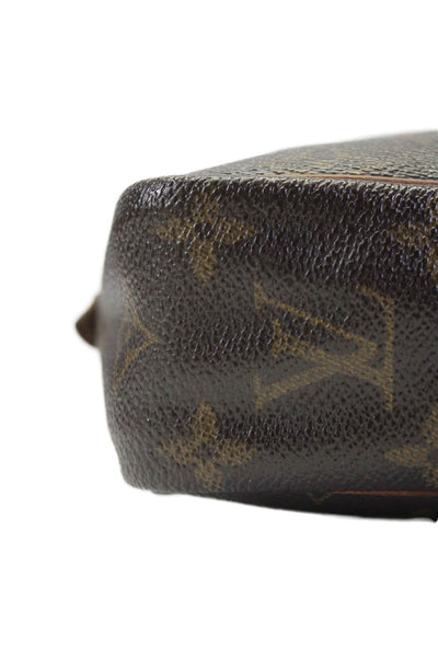 Louis Vuitton Womens Brown Leather Monogram Compiegne Clutch Bag Handbag