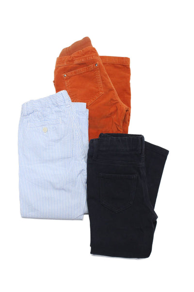 Il Gufo Boys Orange Corduroy Drawstring Straight Leg Pants Size S 4 lot 3