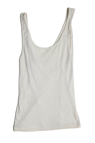 We The Free FP Movement Womens Tank Tops White Blue Size Extra Small Small Lot 2