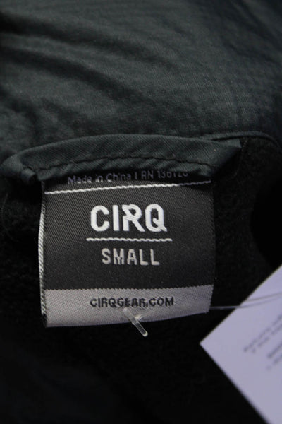 Cirq Womens Long Sleeve Two Pocket Full Zip Short Quilted Jacket Black Size S