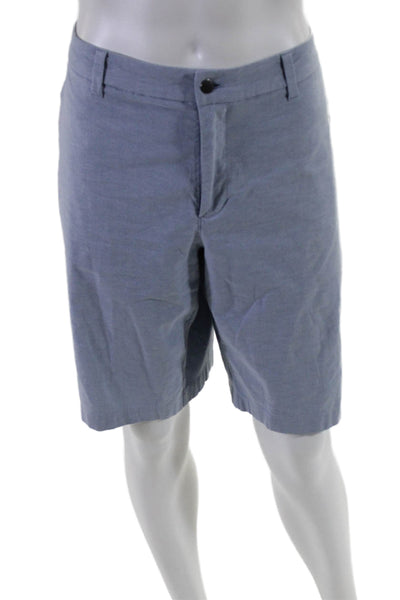 Lululemon Mens Blue Flat Front 11" Inseam Shorts Size 38