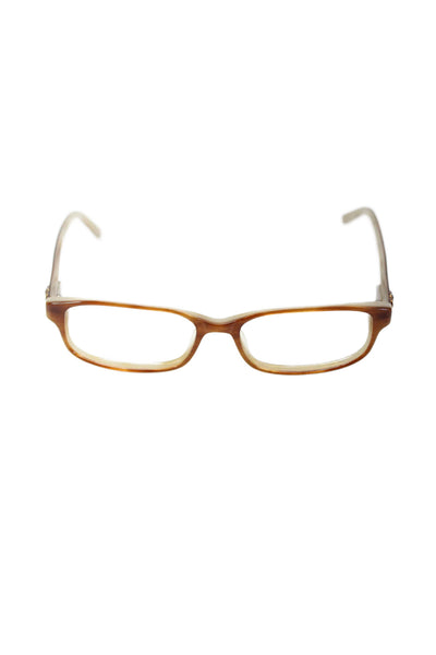 Jill Jill Stuart Womens Thin Round Eyeglasses Frames Plastic Brown