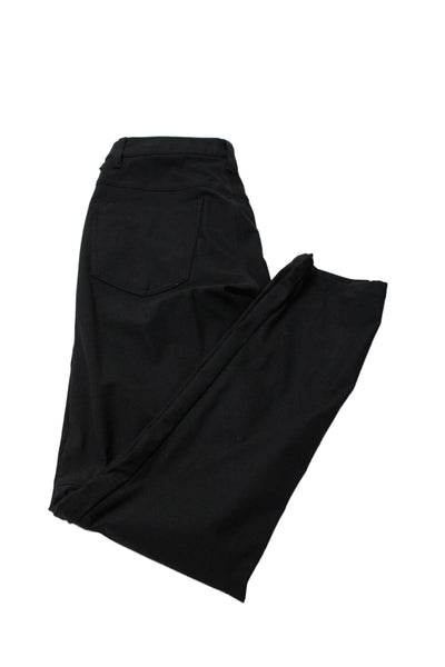 Lululemon Men's Five Pockets Flat Front Straight Leg Dress Pants Black Size 28