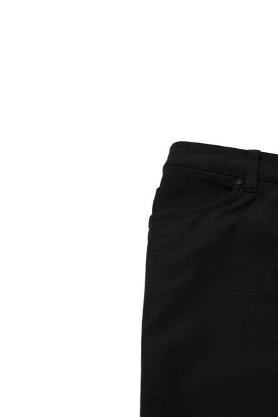 Lululemon Men's Five Pockets Flat Front Straight Leg Dress Pants Black Size 28