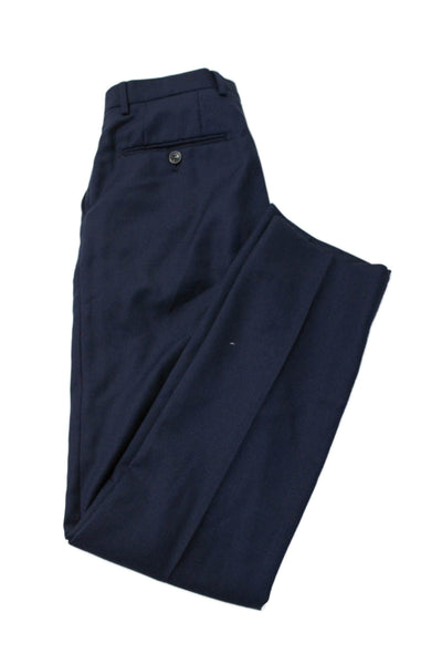 Cention Alo Collection Men's Flat Front Straight Leg Pants Blue Size 18