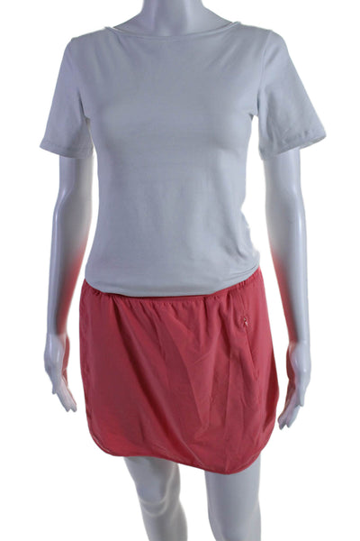 Lululemon Womens Neon Pink Pull On Active Skort Skirt Size 4