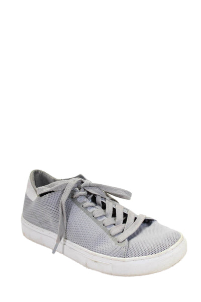 Greats Womens Woven Knit Low Top Lace Up Casual Walking Sneakers Gray Size 7