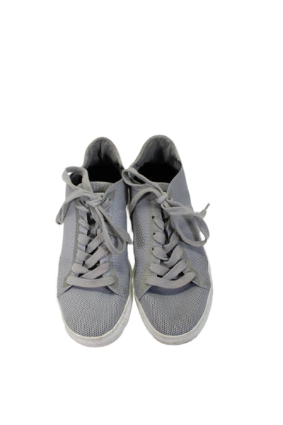 Greats Womens Woven Knit Low Top Lace Up Casual Walking Sneakers Gray Size 7