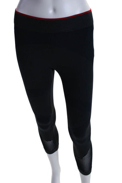 Adidas by Stella McCartney Womens Mesh Detail Leggings Navy Blue Size Small