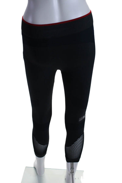 Adidas by Stella McCartney Womens Mesh Detail Leggings Navy Blue Size Small