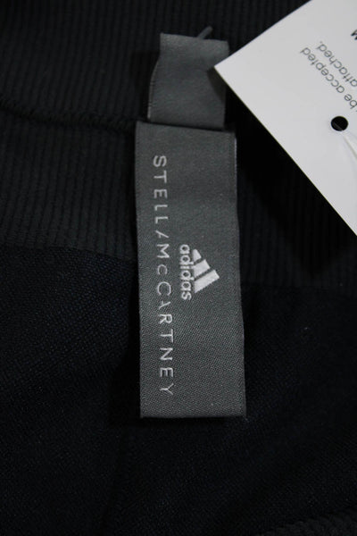 Adidas by Stella McCartney Womens Mesh Detail Leggings Navy Blue Size Small