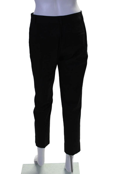 Dolce & Gabbana Womens Four Pocket Low-Rise Tapered Pants Trousers Black Size 42