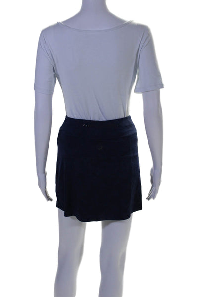 Foray Golf Womens Stretch Studded Activewear Mini Skort Navy Size XXS