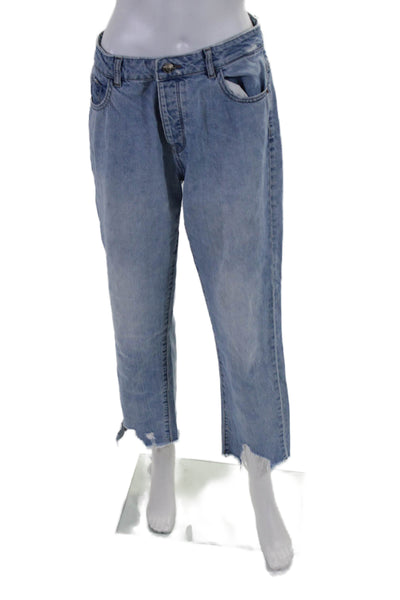 DL1961 Women's High Waist Light Wash Straight Leg Denim Pants Size 29