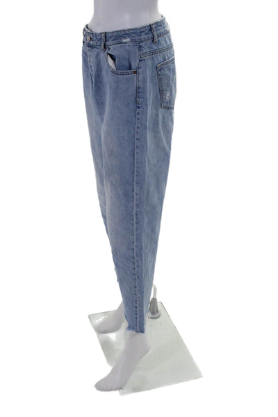 DL1961 Women's High Waist Light Wash Straight Leg Denim Pants Size 29