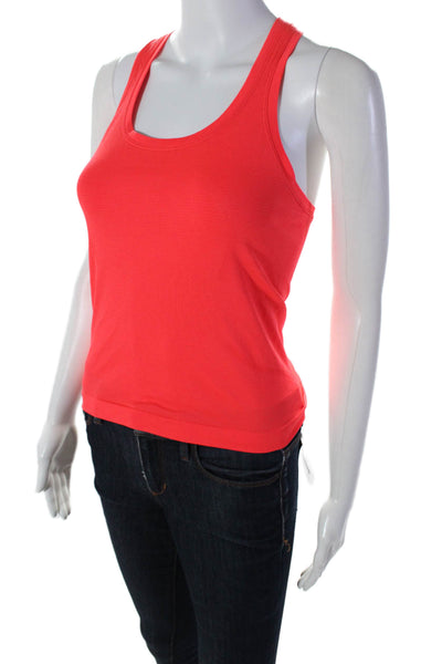 Lululemon Womens Racer Back Sleeveless Pullover Tank Top Bright Red Size 4