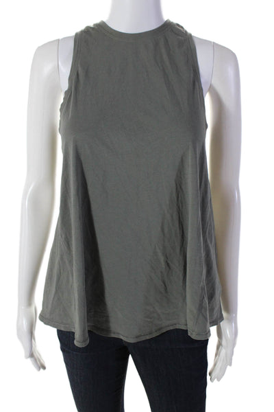 Lululemon Womens Sleeveless Pullover Split Back Tank Top Gray Size Small