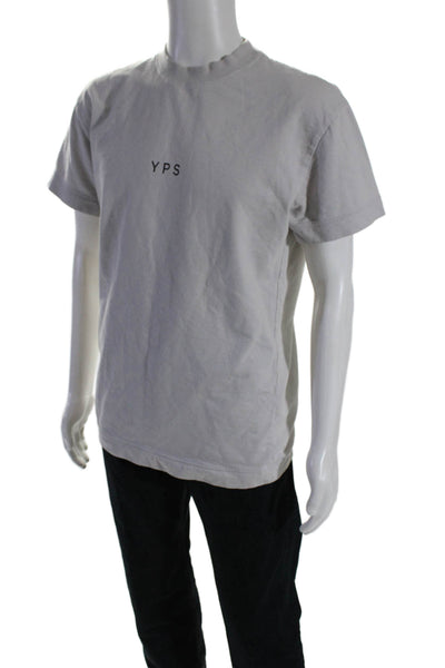 Young Poets Society Crewneck Short Sleeve Logo T Shirt Gray Medium