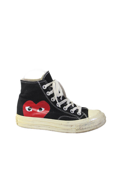 Converse x Play Comme des Garcons Womens Black Chuck Taylor All Star Shoes Size5