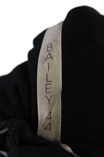Bailey 44 Womens 3/4 Sleeve Scoop Neck Striped Dress Black White Size Small