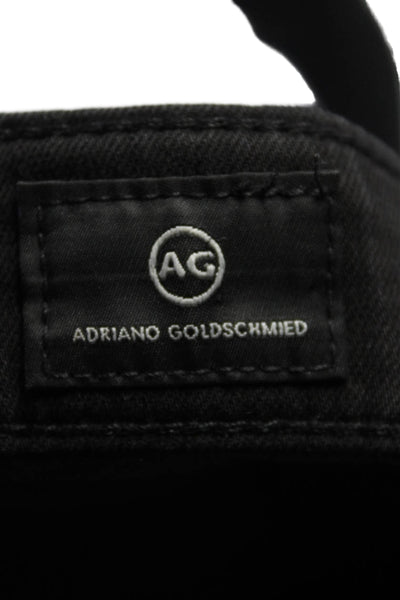 AG Adriano Goldschmied Womens High Rise Farrah Skinny Ankle Jeans Black Size 26